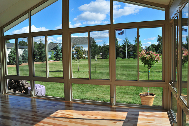 Sunroom construction by Deckmaster